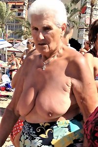 The summer is over There are only grannys on the beach. Pt 6