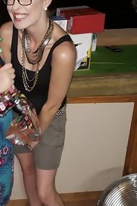 inexperienced brown-haired mother gargling man rod